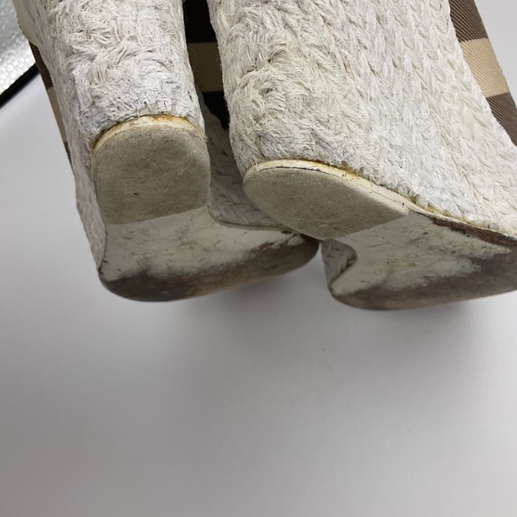 BURBERRY ESPADRILLES HEELS - Picture 13 of 13